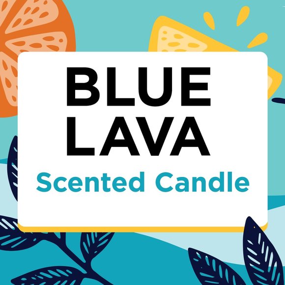 2 x Scented Candle Blue Lava Volcano Capri Blue TikTok New - Picture 3 of 6
